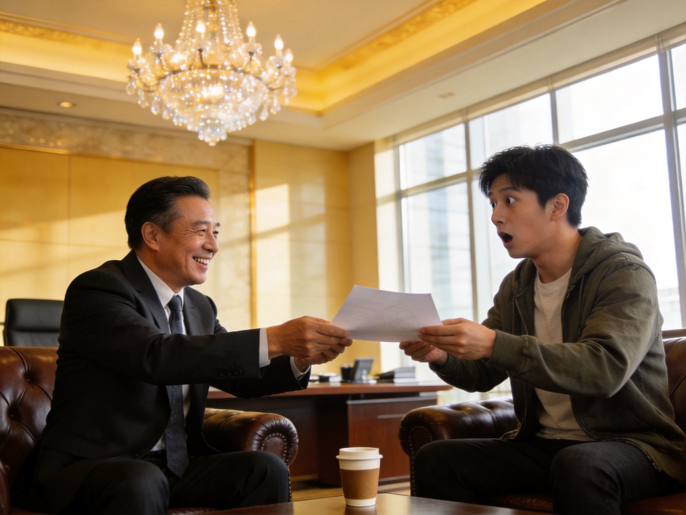 我的师父是首富 竖屏短剧海报